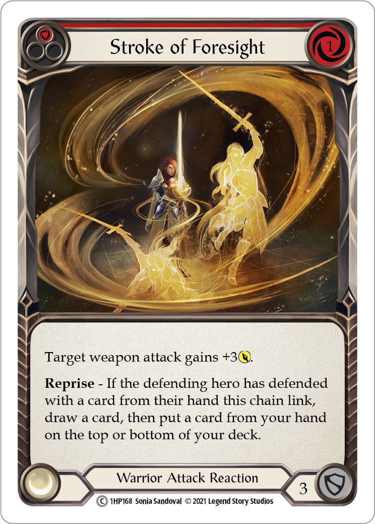 Flesh and Blood TCG: Stroke of Foresight (Red) image