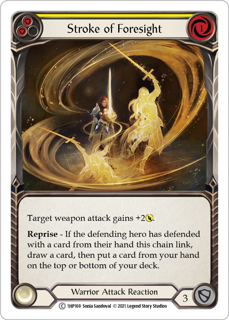 Flesh and Blood TCG: Stroke of Foresight (Yellow) image