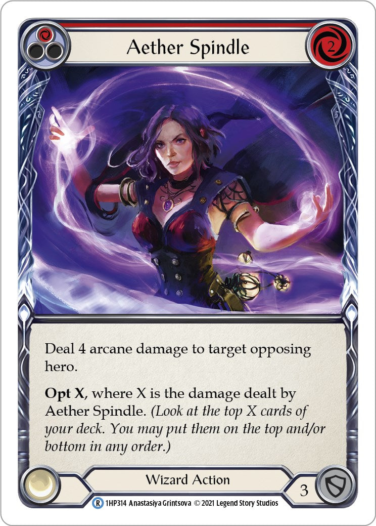 Flesh and Blood TCG: Aether Spindle (Red) image