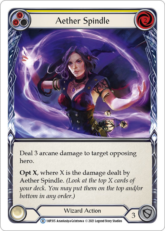 Flesh and Blood TCG: Aether Spindle (Yellow) image