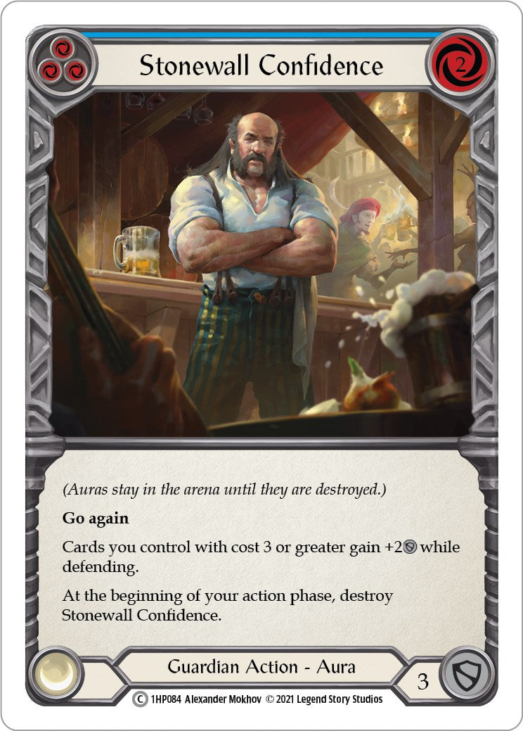 Flesh and Blood TCG: Stonewall Confidence (Blue) image
