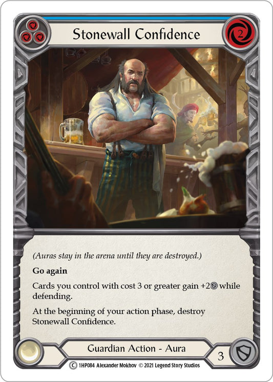 Flesh and Blood TCG: Stonewall Confidence (Blue) image