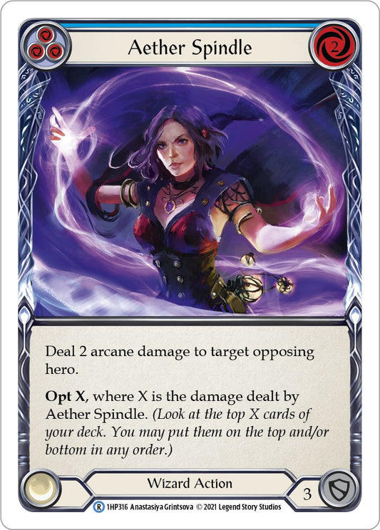 Flesh and Blood TCG: Aether Spindle (Blue) image