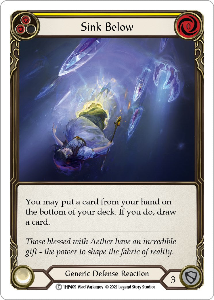 Flesh and Blood TCG: Sink Below (Yellow) image