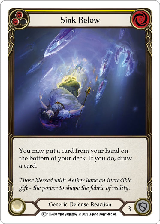 Flesh and Blood TCG: Sink Below (Yellow) image
