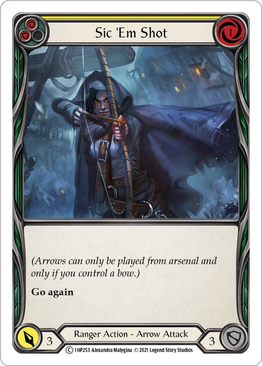 Flesh and Blood TCG: Sic 'Em Shot (Yellow) image