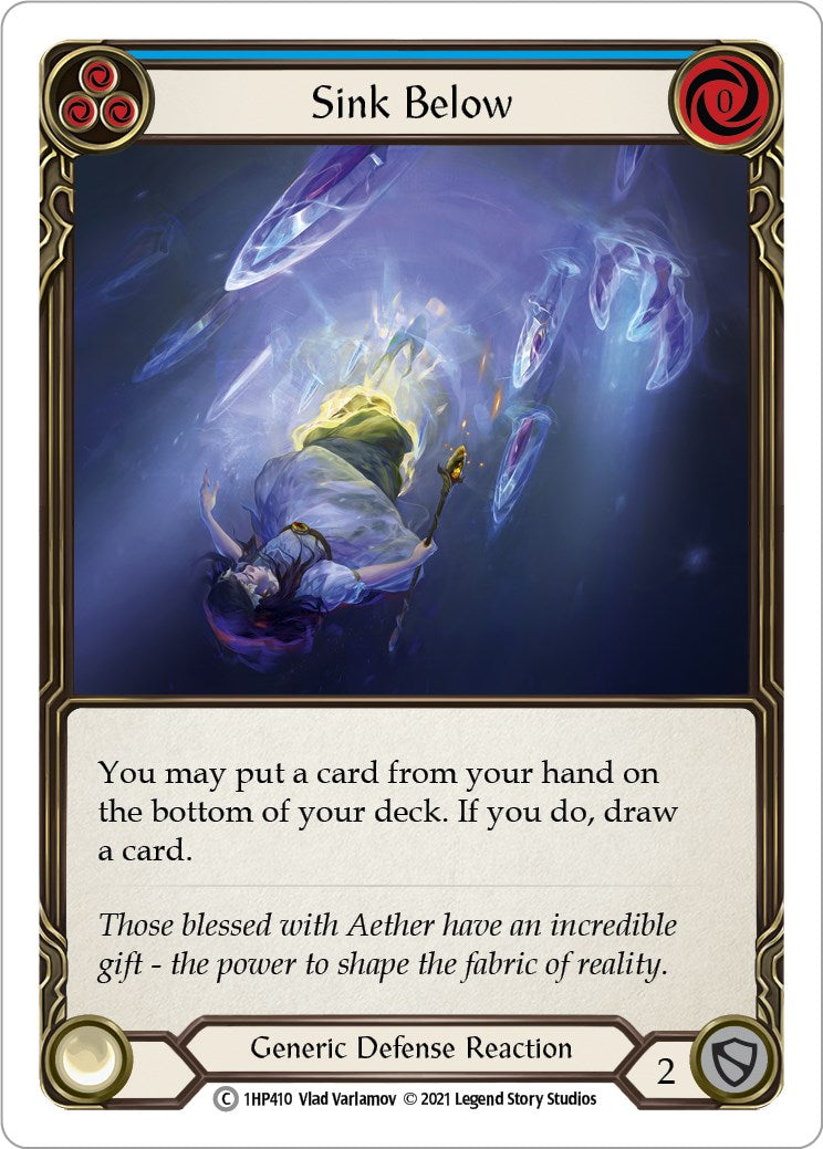 Flesh and Blood TCG: Sink Below (Blue) image