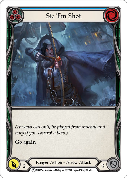 Flesh and Blood TCG: Sic 'Em Shot (Blue) image
