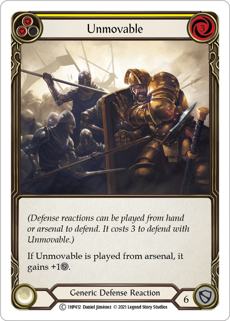 Flesh and Blood TCG: Unmovable (Yellow) image