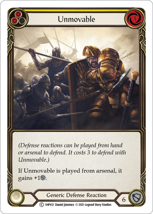 Flesh and Blood TCG: Unmovable (Yellow) image