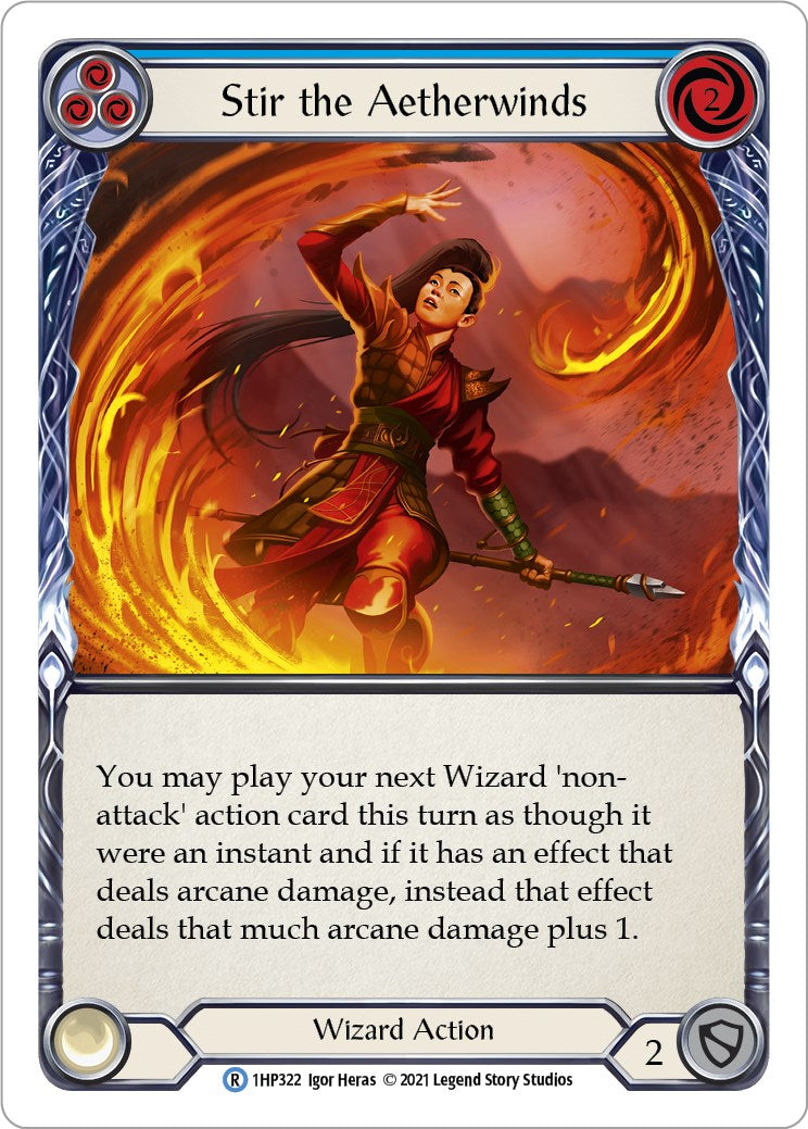 Flesh and Blood TCG: Stir the Aetherwinds (Blue) image
