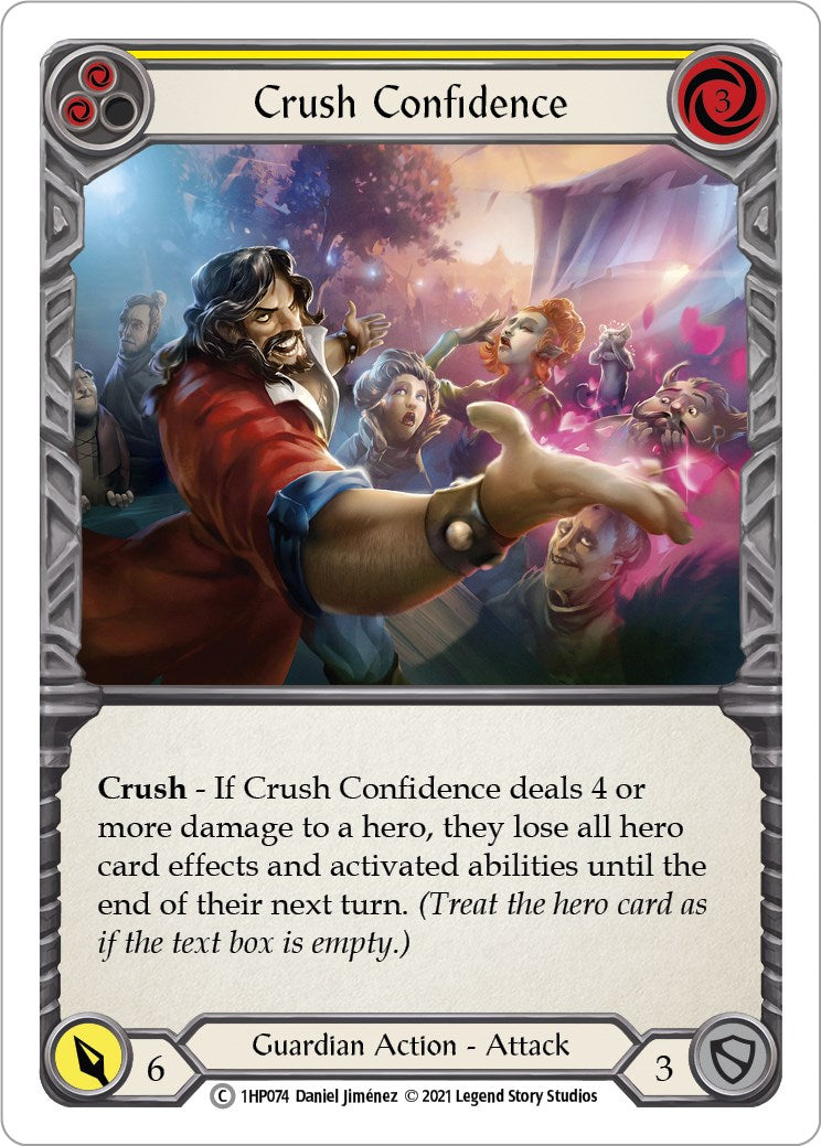 Flesh and Blood TCG: Crush Confidence (Yellow) image