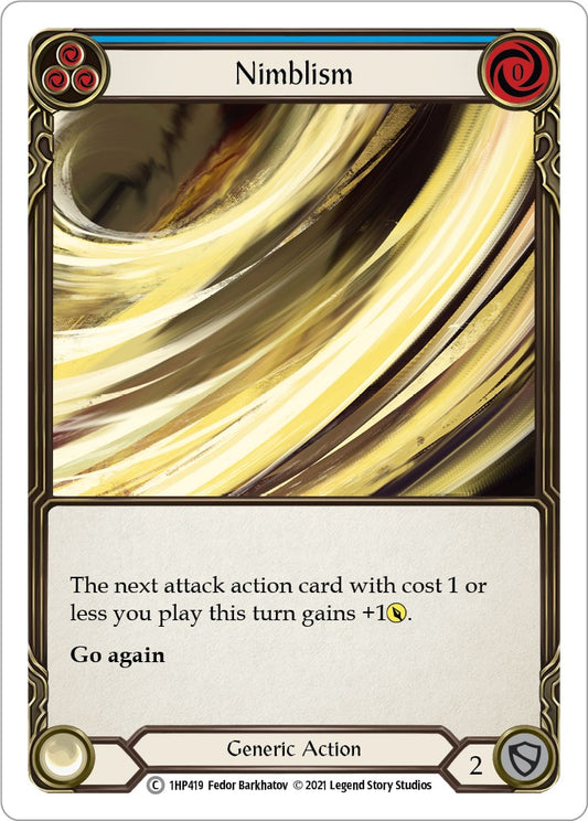 Flesh and Blood TCG: Nimblism (Blue) image