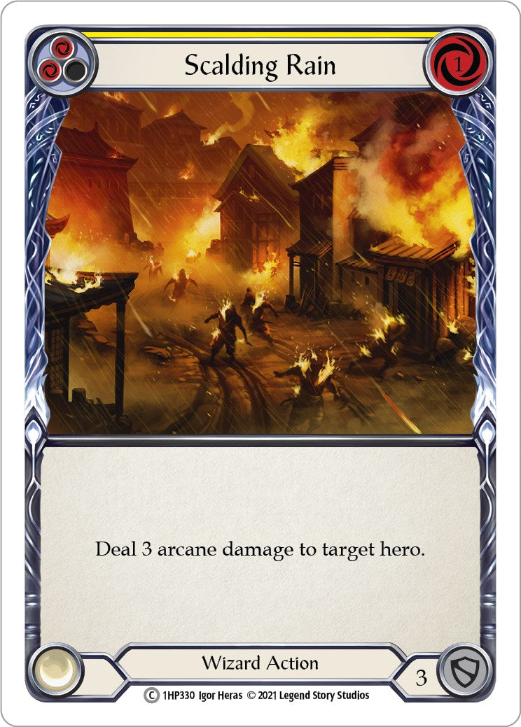 Flesh and Blood TCG: Scalding Rain (Yellow) image