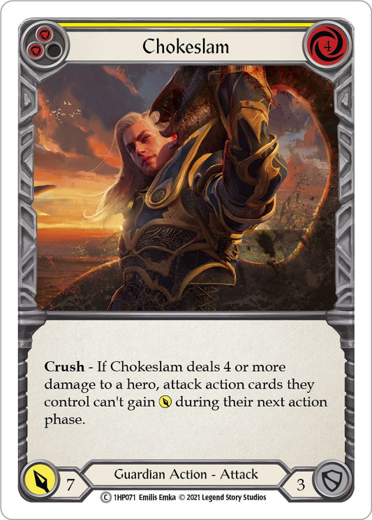Flesh and Blood TCG: Chokeslam (Yellow) image