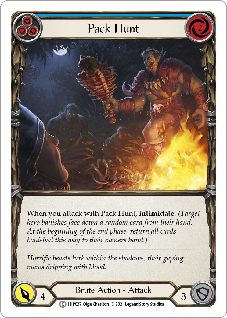Flesh and Blood TCG: Pack Hunt (Blue) image