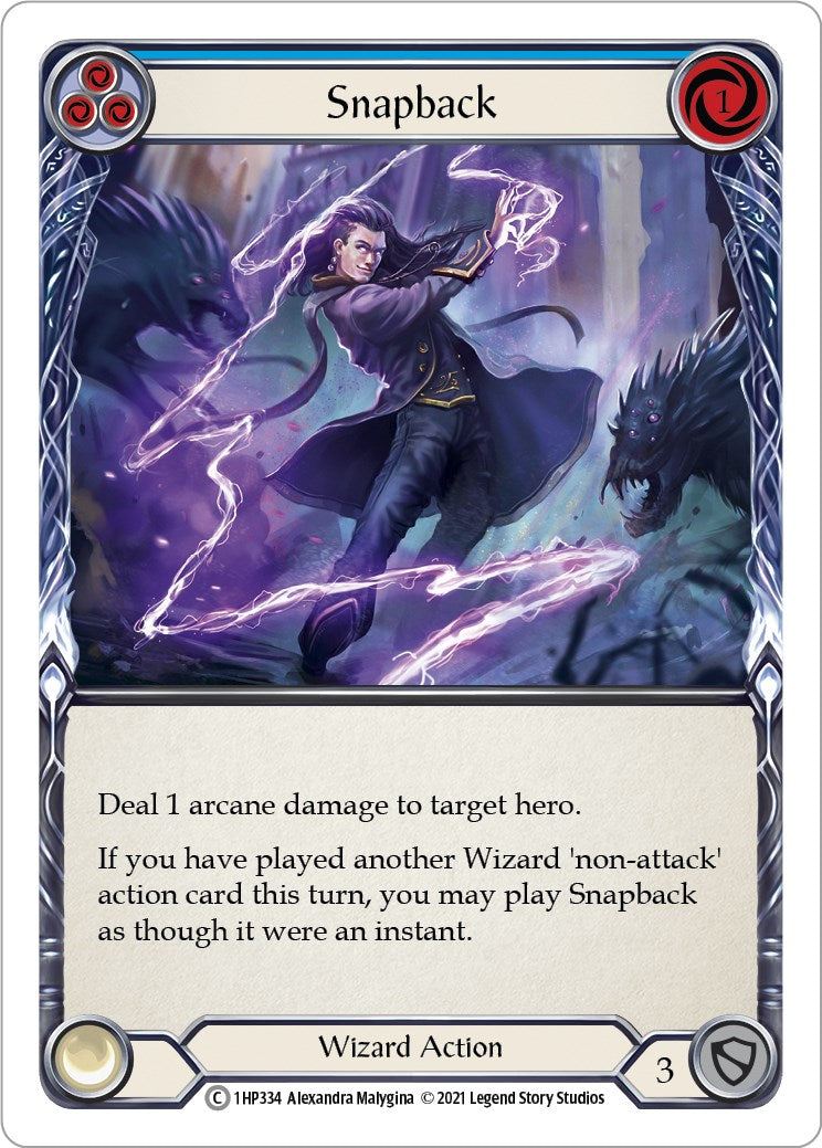 Flesh and Blood TCG: Snapback (Blue) image