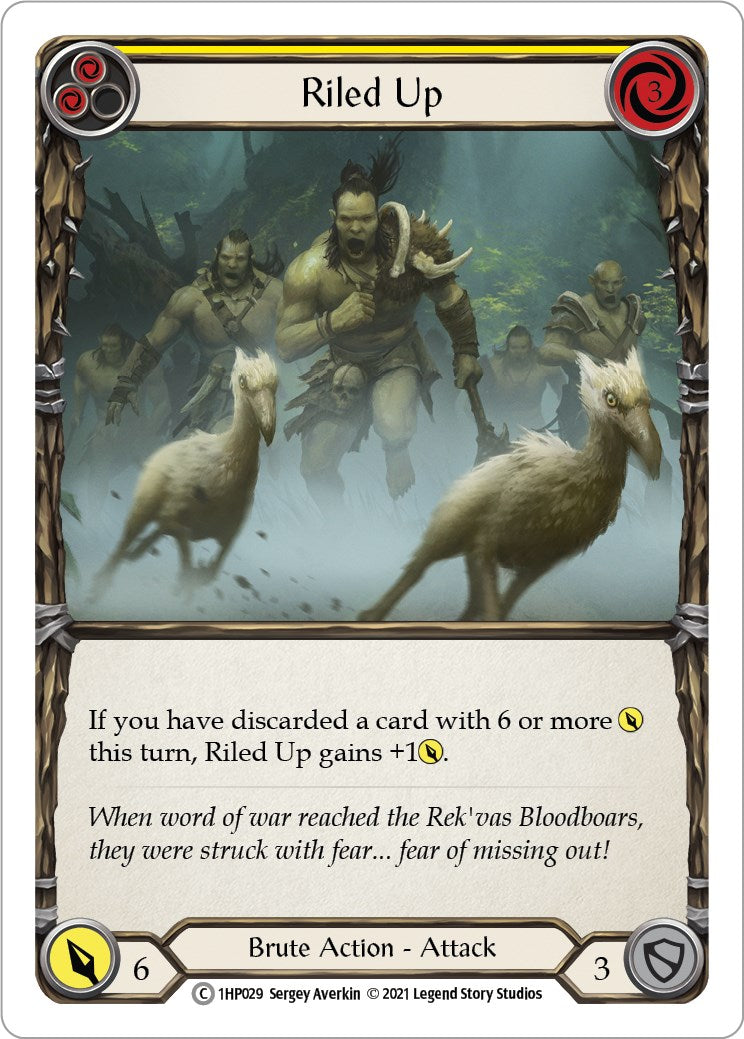 Flesh and Blood TCG: Riled Up (Yellow) image