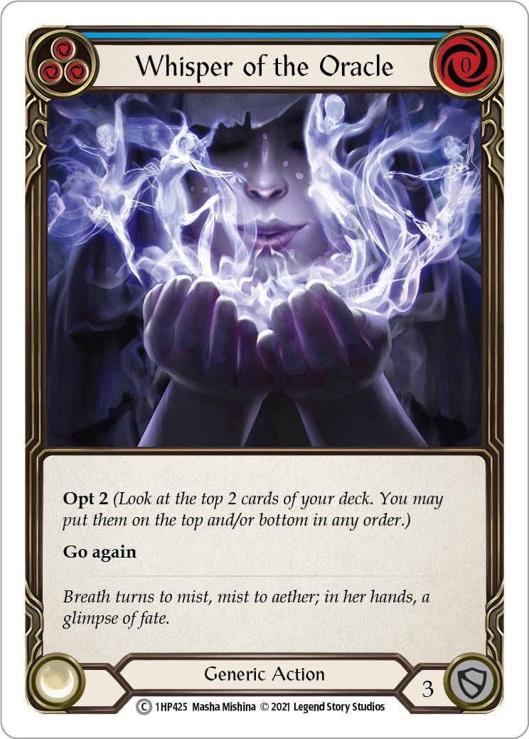Flesh and Blood TCG: Whisper of the Oracle (Blue) image