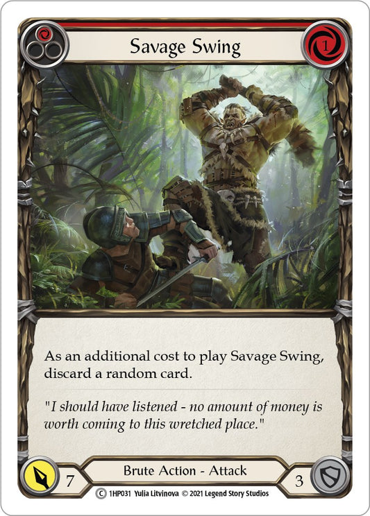 Flesh and Blood TCG: Savage Swing (Red) image