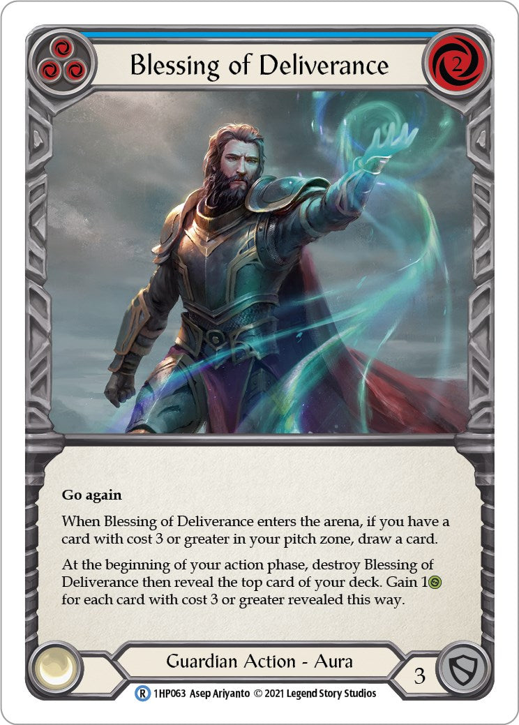 Flesh and Blood TCG: Blessing of Deliverance (Blue) image