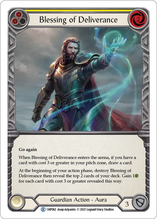 Flesh and Blood TCG: Blessing of Deliverance (Yellow) image