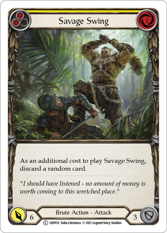 Flesh and Blood TCG: Savage Swing (Yellow) image