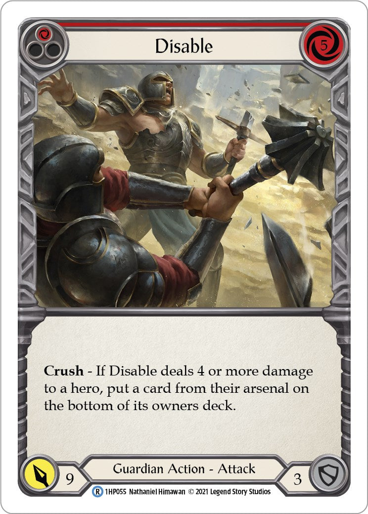 Flesh and Blood TCG: Disable (Red) image