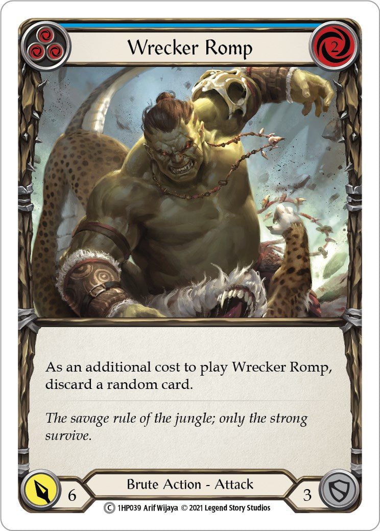 Flesh and Blood TCG: Wrecker Romp (Blue) image