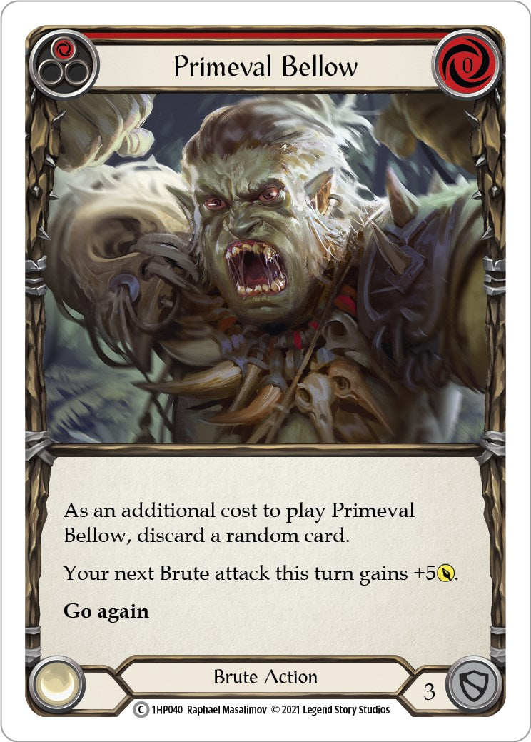 Flesh and Blood TCG: Primeval Bellow (Red) image