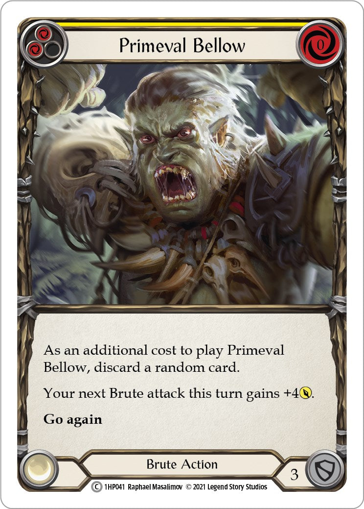 Flesh and Blood TCG: Primeval Bellow (Yellow) image