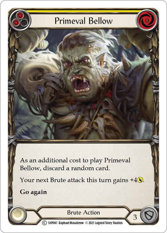 Flesh and Blood TCG: Primeval Bellow (Yellow) image