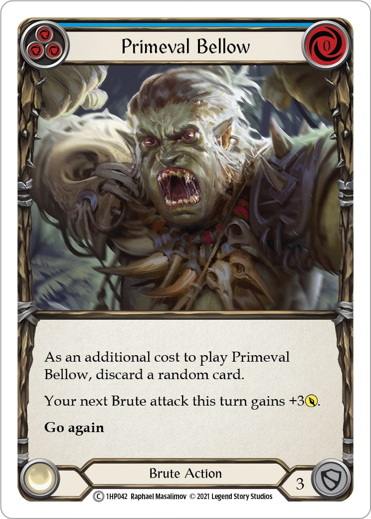 Flesh and Blood TCG: Primeval Bellow (Blue) image
