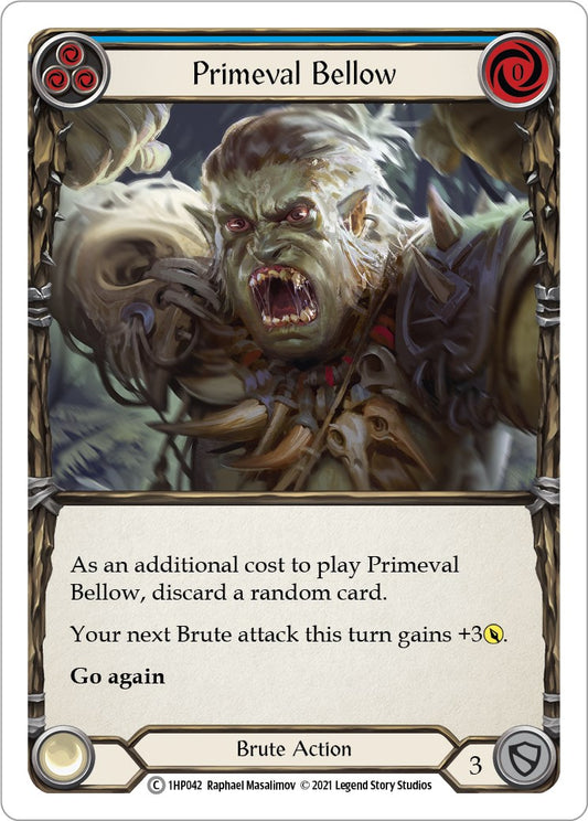 Flesh and Blood TCG: Primeval Bellow (Blue) image
