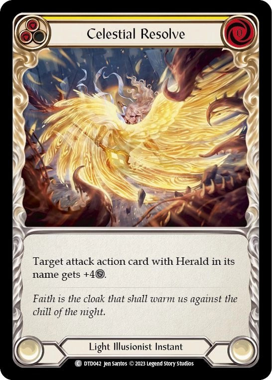 Flesh and Blood TCG: Celestial Resolve (Yellow) image