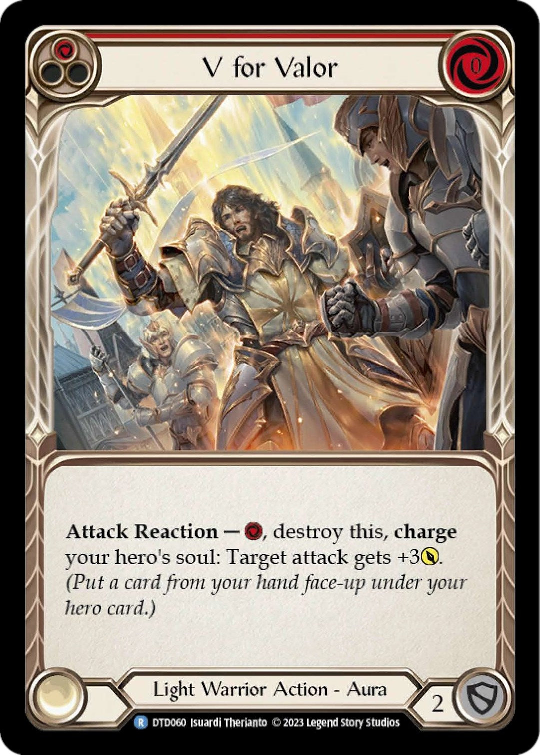 Flesh and Blood TCG: V for Valor (Red) image