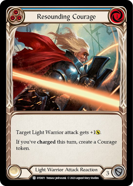 Flesh and Blood TCG: Resounding Courage (Blue) image