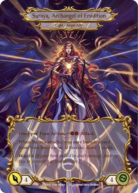 Flesh and Blood TCG: Figment of Erudition // Suraya, Archangel of Erudition (Marvel) image