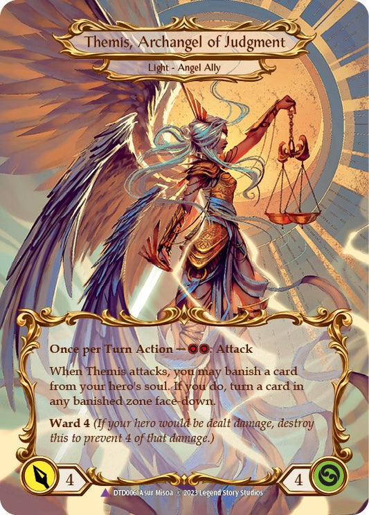 Flesh and Blood TCG: Figment of Judgment // Themis, Archangel of Judgment (Marvel) image
