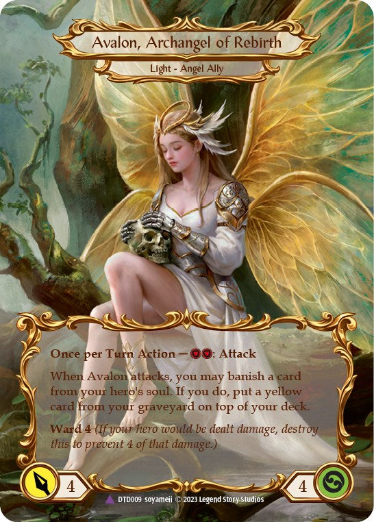 Flesh and Blood TCG: Figment of Rebirth // Avalon, Archangel of Rebirth (Marvel) image