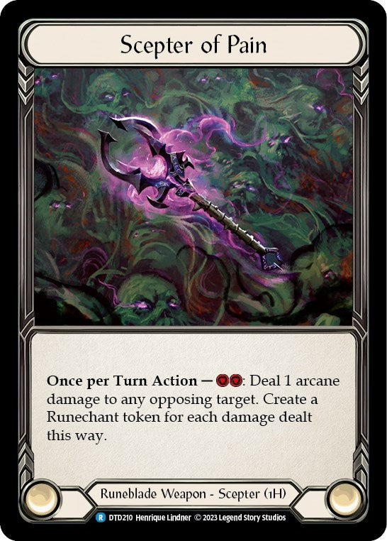 Flesh and Blood TCG: Scepter of Pain image