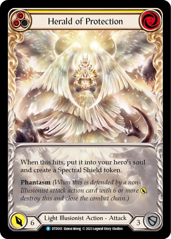 Flesh and Blood TCG: Herald of Protection (Yellow) image