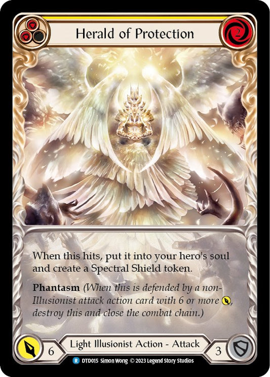 Flesh and Blood TCG: Herald of Protection (Yellow) image