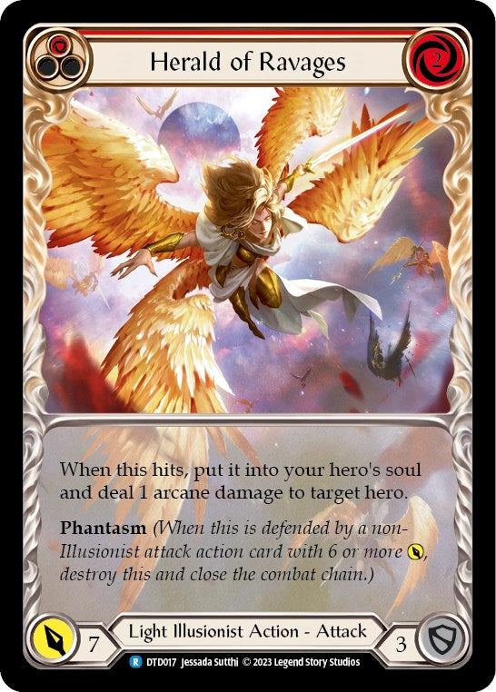 Flesh and Blood TCG: Herald of Ravages (Red) image