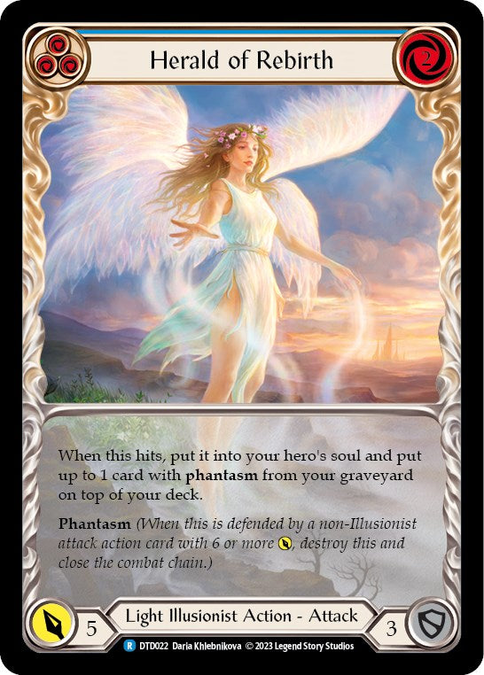 Flesh and Blood TCG: Herald of Rebirth (Blue) image