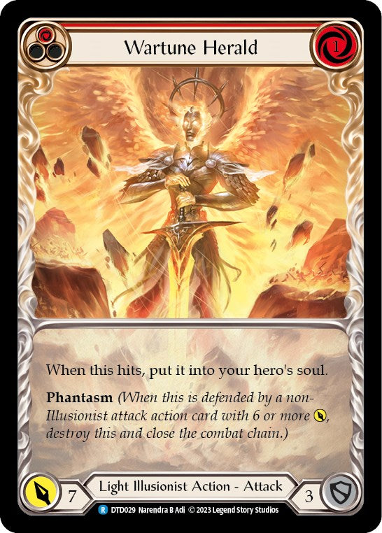 Flesh and Blood TCG: Wartune Herald (Red) image