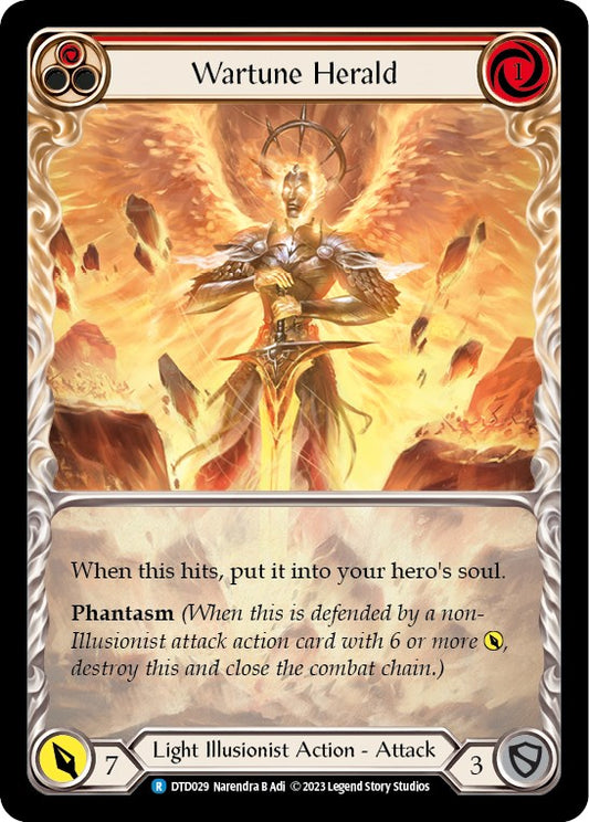 Flesh and Blood TCG: Wartune Herald (Red) image