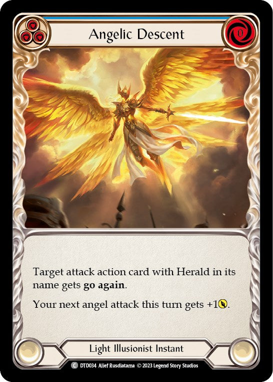 Flesh and Blood TCG: Angelic Descent (Blue) image