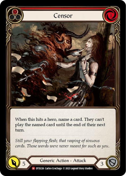 Flesh and Blood TCG: Censor image