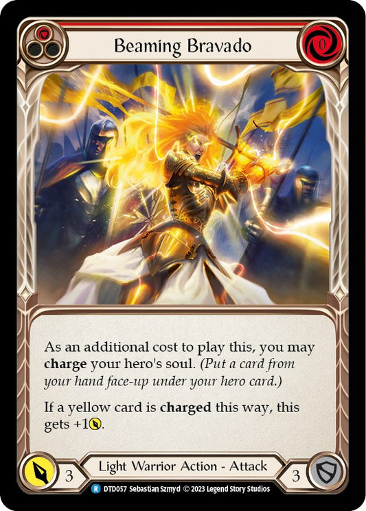 Flesh and Blood TCG: Beaming Bravado (Red) image